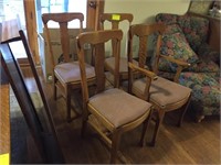 (4) DINING ROOM CHAIRS