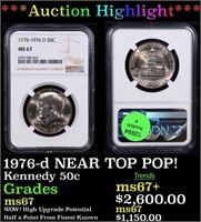 ***Auction Highlight*** NGC 1976-d Kennedy Half Do