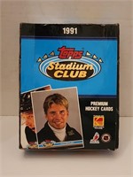 Unopened Box 1991 Stadium Club Premium Hockey