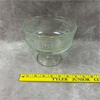 VTG EO Brody Clear Glass Compote