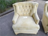 oyster swivel fabric chair