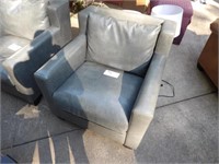 gray leather chair