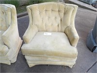 oyster swivel fabric chair
