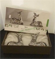 Pier 1 salt and pepper shaker set - silver over