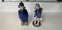 2 Royal Copenhagen Figurines