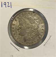 S - 1921 MORGAN SILVER DOLLAR (6)