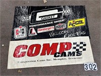 2 Banners: Comp Cam & Mr Gasket Co