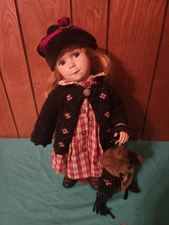 Boyds Yesterdays' Child Brittany Doll  16" , was