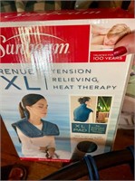 sunbeam heat pad medical items blood pressure