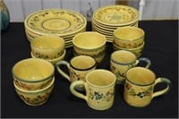 26 pcs of Terre Provence France hand painted