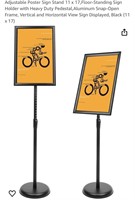 Adjustable Poster Sign Stand 11 x 17