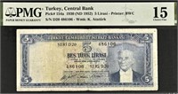 Turkey 5 Lirasi1930(ND1952) PMG15+GIFT! TUAA