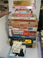 STACK OF GAMES, PLAYSKOOL WOODEN PUZZLES