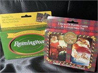 Two NIP Vintage Playing Card Holiday Sets