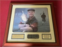 Payne Stewart WWJD world champion framed picture