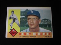 1960 TOPPS #333 DANNY MCDEVITT DODGERS