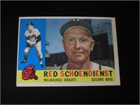 1960 TOPPS #335 RED SCHOENDIENST BRAVES