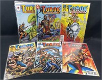 (6) Retro Valiant Turok Dino Hunter Comics