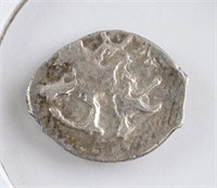1533-1547 Russian Pskov Ivan IV Silver Denga Coin