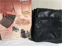 Buxton Leather Over the Shoulder Organizer New