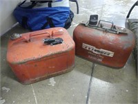 TWO METAL MARINE FUEL TANKS