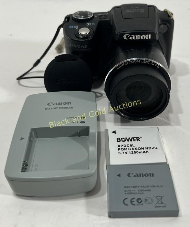 CANON PC2009 Camera With 2 Batteries & Charger