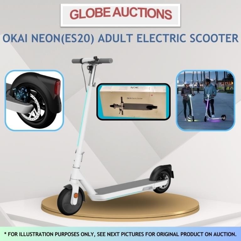 LOOK NEW OKAI NEON ADULT ELECTRIC SCOOTER(MSP:$899