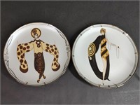 House of Erte Limited Edition Display Plates