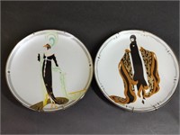 House of Erte Limited Edition Display Plates