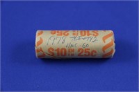 Roll of 1978 "TY 1 & TY 2" Quarters