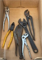 assortment Vice gripes, pliers