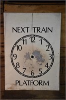 Next Train Platform Sign