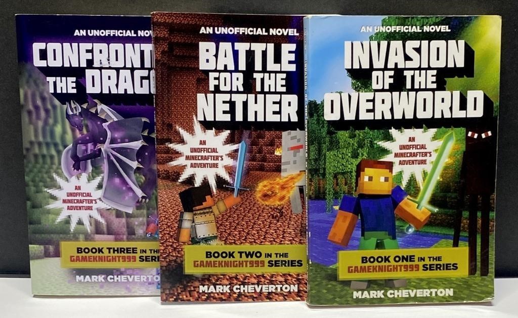 Minecraft "Gameknight999" Series Books 1, 2 & 3