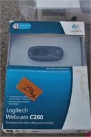 Logitech C260 webcam new in box