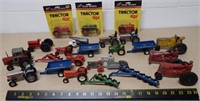 (25) Farm Toys - Tractors - Implements