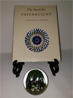 Signed Paperweight and Book