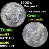1900-s Morgan $1 Grades Unc Details