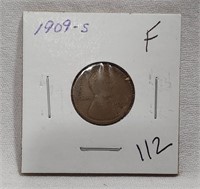 1909-S Cent F