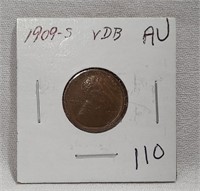 1909-S VDB Cent AU