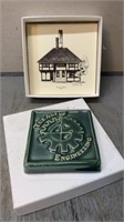 Pewabic 3x3 Tile Art of Engineering 2002