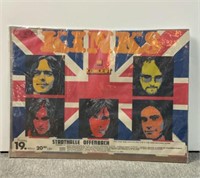 The Kinks 1971 Concert Poster