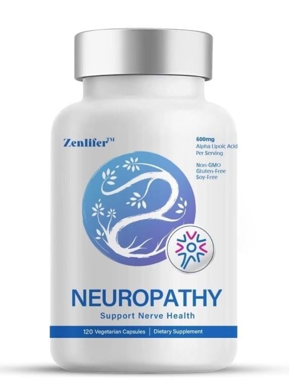 New, Zenlifer 120 Capsules Relief Pain Neuropathy