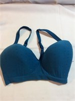 Size 36DD teal colored bra