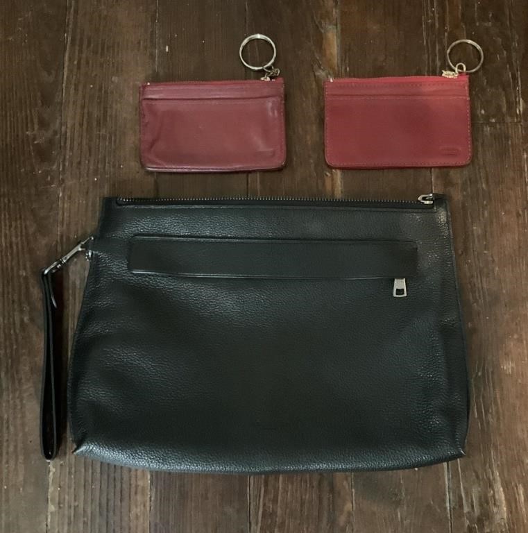 Coach Leather pouch and Coin Purses