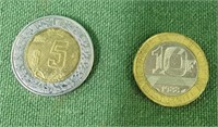 1988 France Bimetallic Coin 10 francs Spirit of