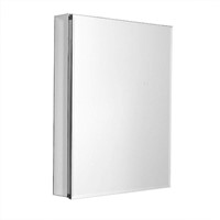 Zenna Home Aluminum Mirror Medicine Cabinet