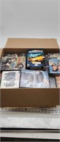 Box of games and movies