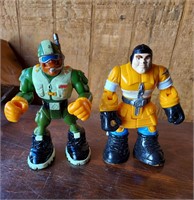 Vintage Rescue Heroes Fisher Price Action Figures