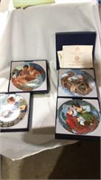 The Longton Crown Pottery decorative plates