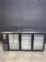 Three Glass Door Refrigerated Bar Storage